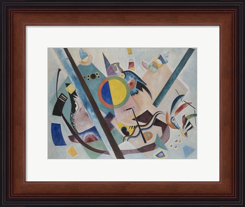 Framed Multicolored Circle, 1921 Print