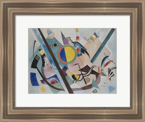 Framed Multicolored Circle, 1921 Print