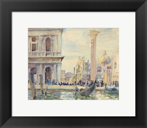 Framed Piazzetta, c. 1911 Print