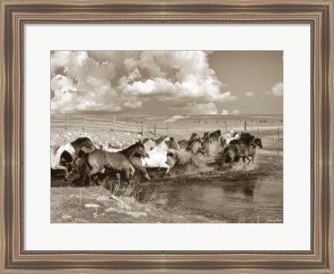 Framed On the Move Print