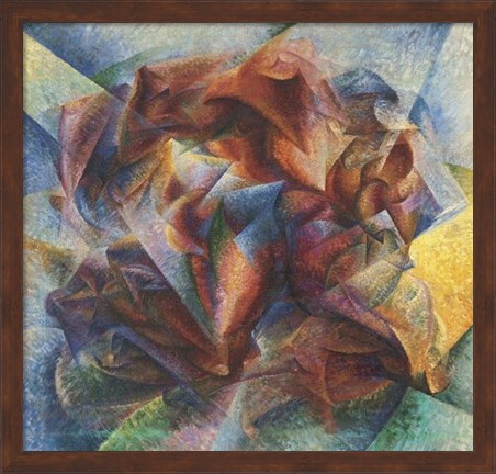 Framed Dynamism Of A Soccer Player, 1913 Print