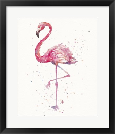 Framed Flamingo&#39;s Fancy Print