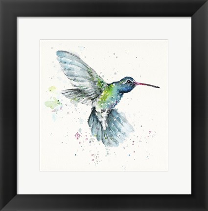 Framed Hummingbird Flurry Print