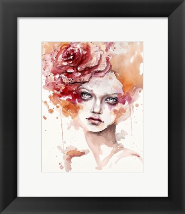 Framed Peaches &amp; Cream Print