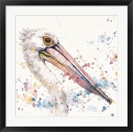 Framed Pelicans About Print