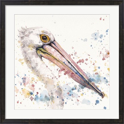 Framed Pelicans About Print