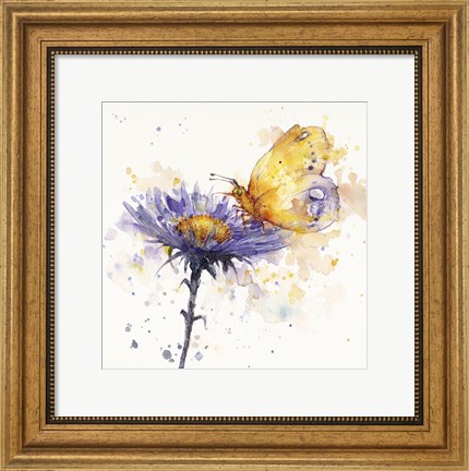 Framed Flowers &amp; Flutters Print