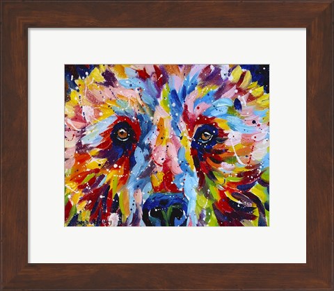 Framed Grizzly Bear Print