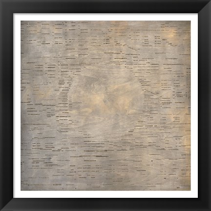 Framed Silent Music (Hesitation Waltz) Print