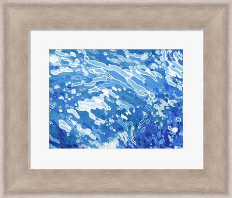 Framed Swirling Tide Print