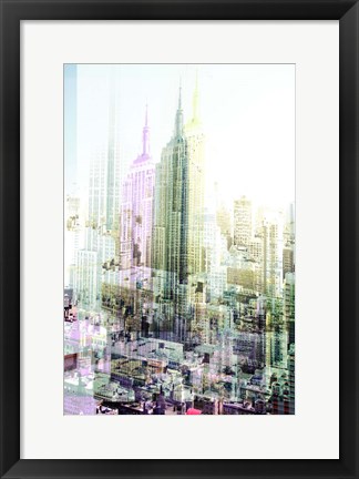 Framed Empire State Building Multiexposure I Print