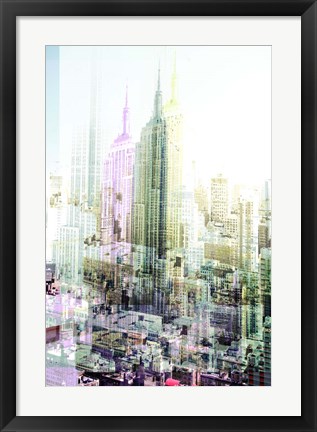 Framed Empire State Building Multiexposure I Print