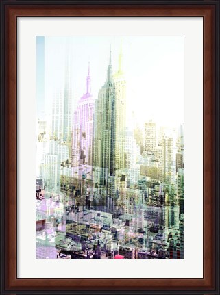 Framed Empire State Building Multiexposure I Print