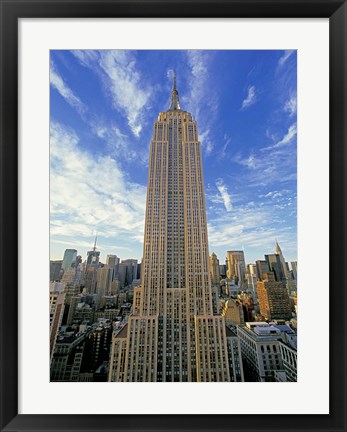 Framed Empire State Building, New York City Print