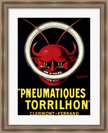 Framed Pneumatiques Torrilhon Print