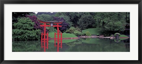 Framed Japanese Garden Print