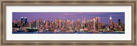 Framed Manhattan Skyline, NYC Print