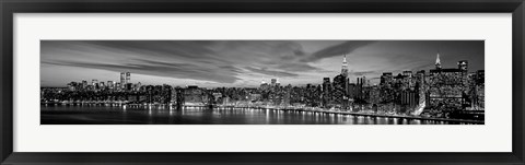 Framed Manhattan Dusk Print