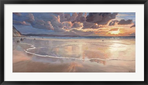 Framed Alba sul Mare Print