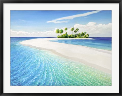 Framed Isola Tropicale Print