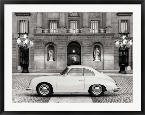 Framed Vintage Sports Car 2 Print