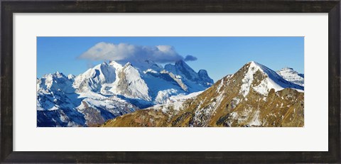 Framed Marmolada, Italy Print