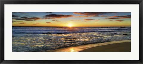 Framed Sunset, Leeuwin National Park, Australia Print