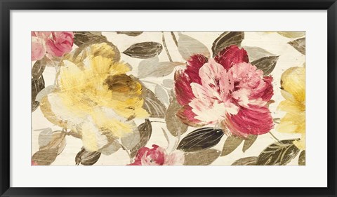 Framed Velvet Flowers Print