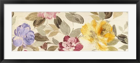 Framed Velvet Flowers Parade Print