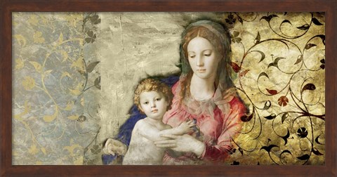 Framed Virgin Mary (after Bronzino) Print