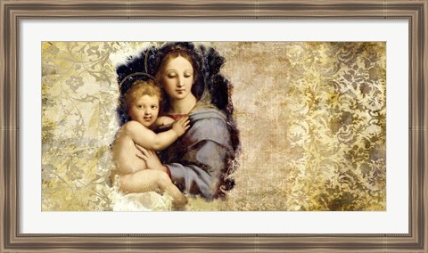 Framed Madonna del Candelabro (after Raffaello) Print