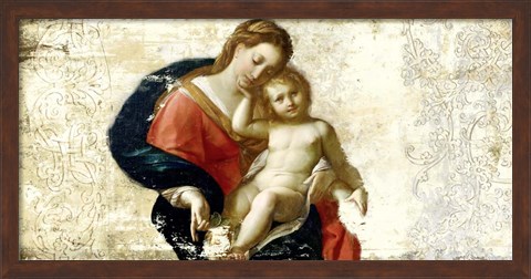 Framed Madonna and Child (after Procaccini) Print