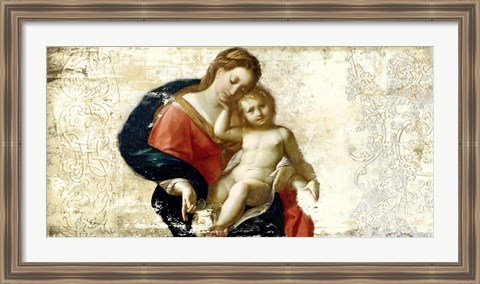 Framed Madonna and Child (after Procaccini) Print