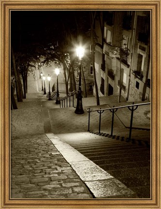 Framed Montmartre, Paris Print