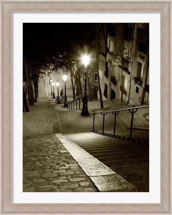 Framed Montmartre, Paris Print