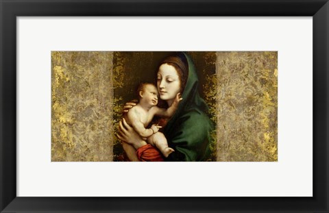 Framed Holy Virgin (Italian school) Print