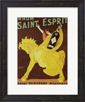 Framed Rhum Saint Esprit, 1919 Print