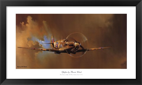 Framed Spitfire Print