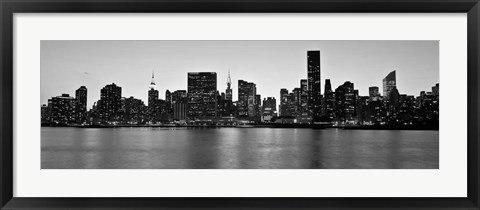 Framed Midtown Manhattan Skyline, NYC 1 Print