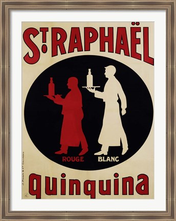 Framed St. Raphael Quinquina, 1925 Print