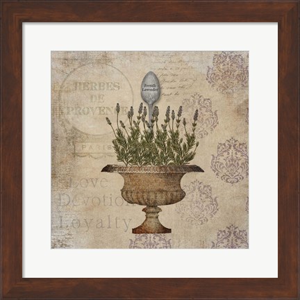 Framed French Lavender Print