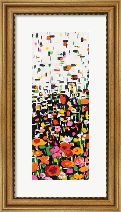 Framed Flower Shower II Print