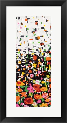 Framed Flower Shower II Print