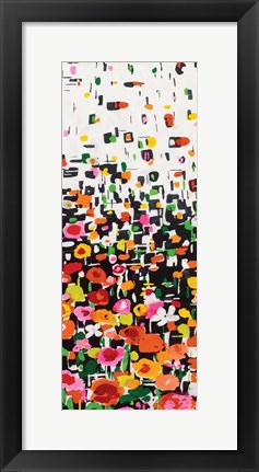 Framed Flower Shower III Print