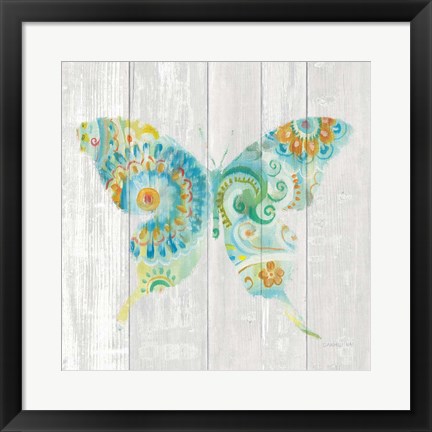 Framed Spring Dream Paisley IX Print