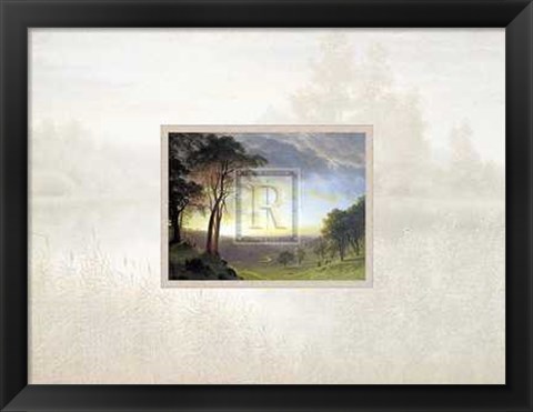 Framed Sacramento River Valley Print