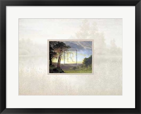 Framed Sacramento River Valley Print