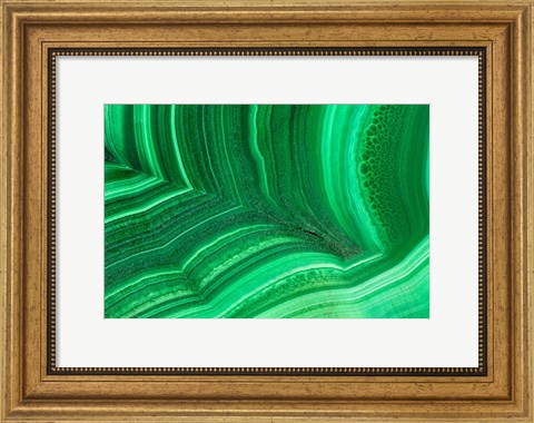 Framed Malachite 1 Print