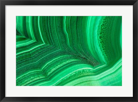 Framed Malachite 1 Print