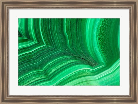 Framed Malachite 1 Print